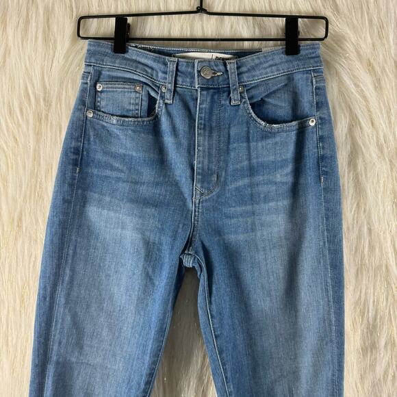 Lovers + Friends Davey In Mira Loma Distressed Hi-Rise Skinny Jeans Stretch 26 - Picture 2 of 11